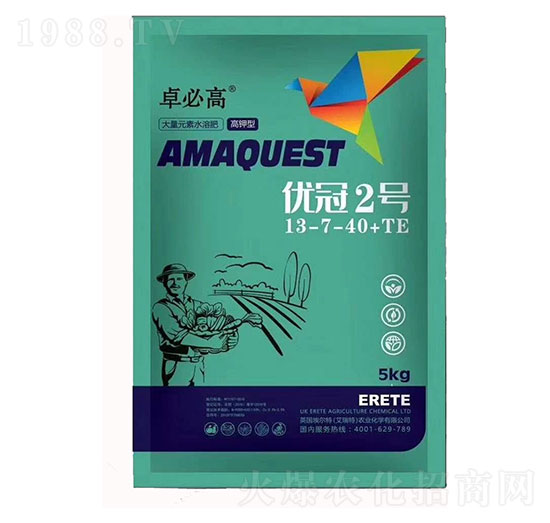 大量元素水溶肥13-7-40+TE-優(yōu)冠2號(hào)-一八生物