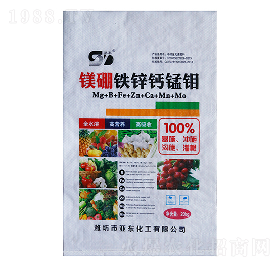 鎂硼鐵鋅鈣錳鉬-亞東化工