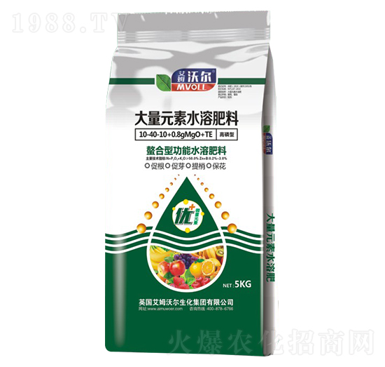 ���������Ϲ��ܴ���Ԫ��ˮ�ܷ���10-40-10+0.8MgO+TE-��ķ�֠�