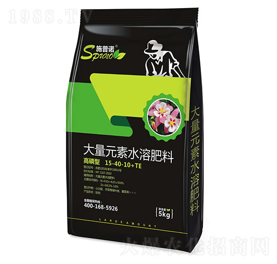 大量元素水溶肥料15-40-10+TE 施普諾