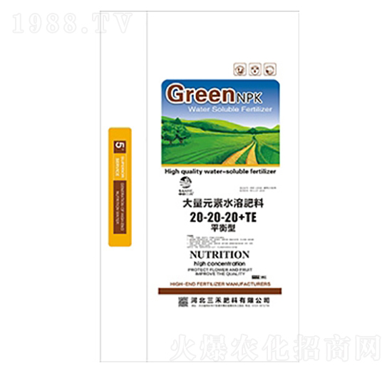 ƽ���ʹ���Ԫ��ˮ�ܷ�20-20-20+TE-���r(n��ng)����