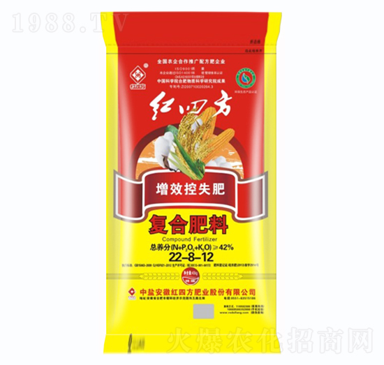 增效控失復(fù)合肥料22-8-12-紅四方