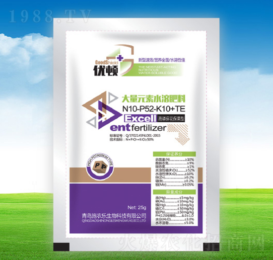 25g���ױ��������ʹ���Ԫ��ˮ�ܷ�10-52-10+TE-��(y��u)�D-�μѸ�