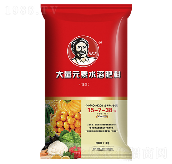 1kg����Ԫ��ˮ�ܷ���15-7-38+TE-ʩ���S