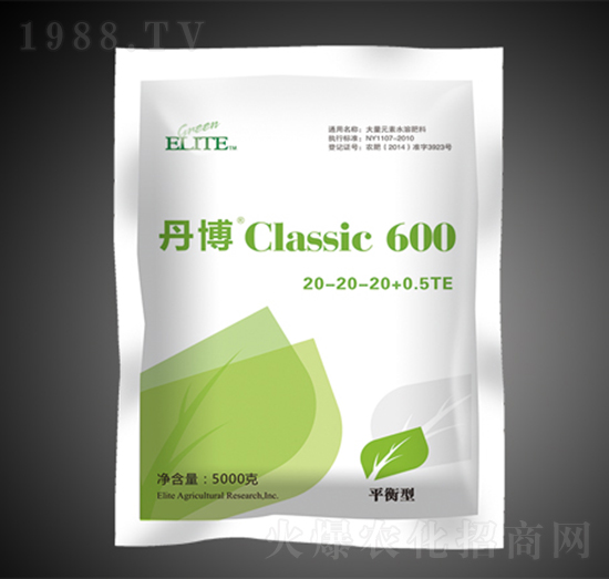 平衡營(yíng)養(yǎng)型大量元素水溶肥料20-20-20+0.5TE-丹博-綠金高新