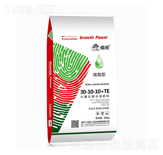 高氮型大量元素水溶肥30-10-10+TE-植觀-龍燈農(nóng)業(yè)