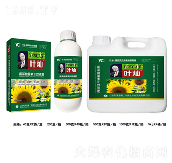 葵花氨基酸菌素長(zhǎng)效液肥-葉燦-德化
