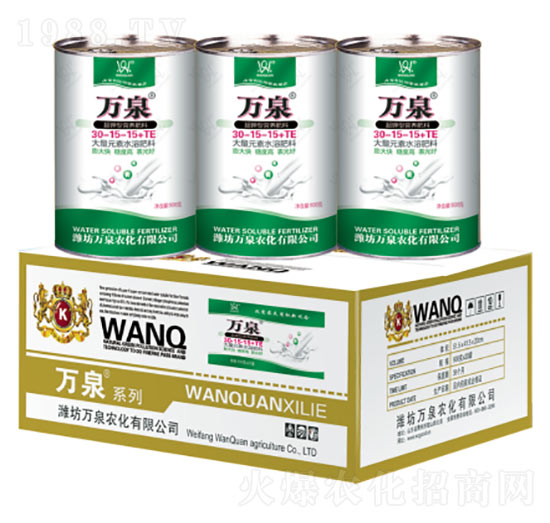 ����Ԫ��ˮ�ܷ�30-15-15+TE-�fȪ�r(n��ng)��