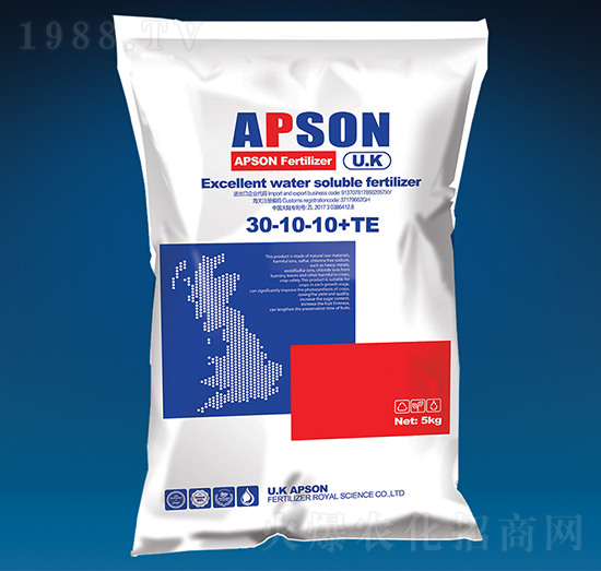 氨基寡糖大量元素水溶肥料30-10-10+TE-愛普生