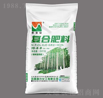 25kg桉樹(shù)適用復(fù)合肥料（氯）15-6-9-石寶山-富升化工