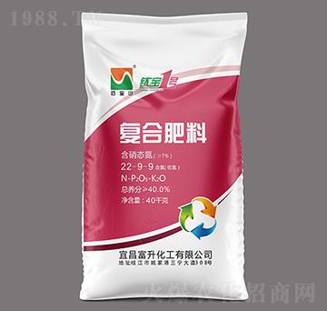 40kg高塔硝氯基復(fù)合肥料22-9-9-鈦寶1號(hào)-石寶山-富升化工