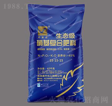 40kg硝基高濃度多元硫基復(fù)合肥料15-15-15-石寶山-富升化工