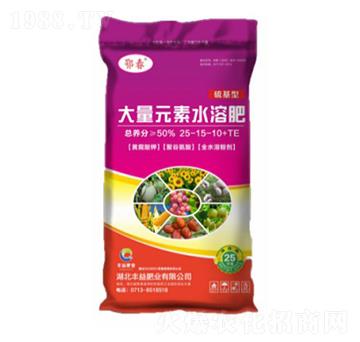 ����ʹ���Ԫ��ˮ�ܷ���25-15-10+TE-����-�S��ʘI(y��)